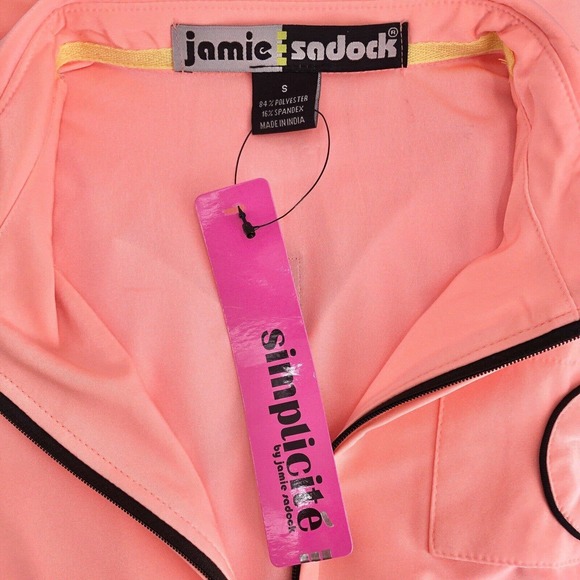 Jamie Sadock Simplicite NEW Womens Size Small Golf Polo Short Sleeve Quarter Zip - Picture 8 of 9